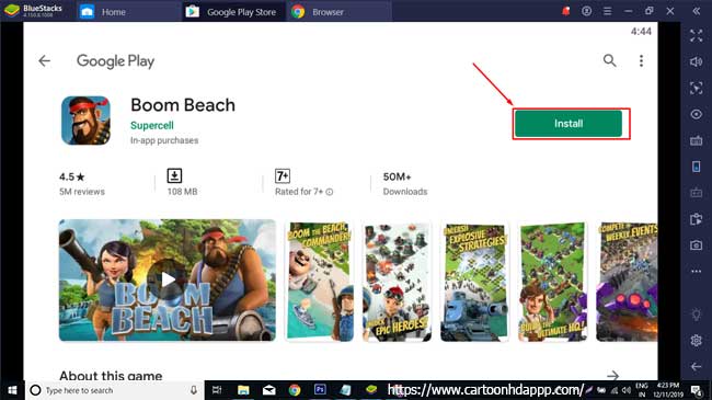 Boom Beach for PC Windows 10/8/7 Free
