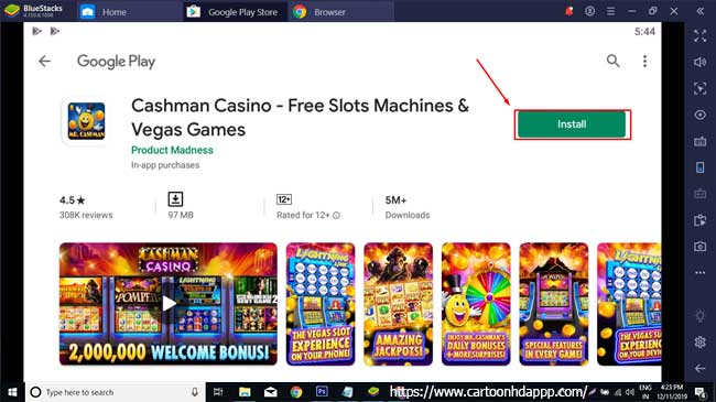 Cashman casino for PC Windows 10/8/7 Free Install