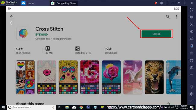 Cross stitch games for PC Windows 10/8/7 Free