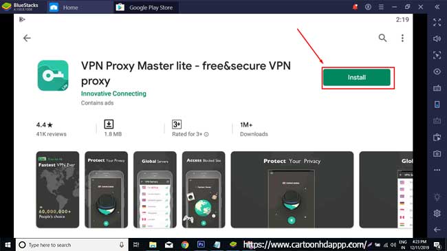 VPN Proxy Master for PC Windows 10/8/7