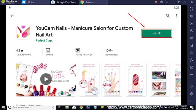 YouCam Nails For PC Windows 10/8/7/Xp/Vista Free Install