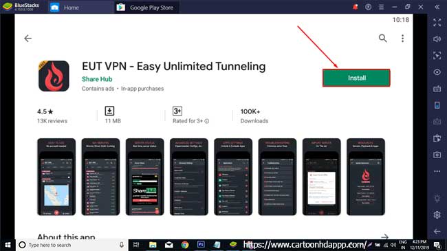 EUT VPN for PC Download/ Install on Windows/ Mac Note Book Free