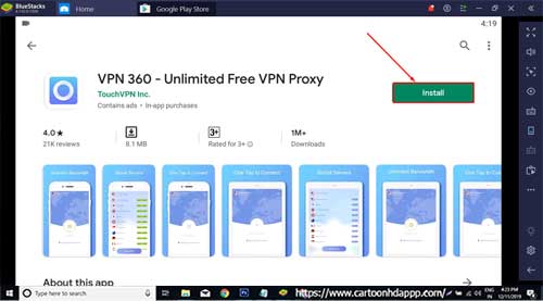 VPN 360 For PC Windows 10/8.1/8/7/XP/Vista & Mac Install Free