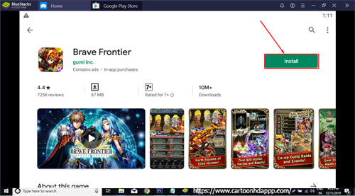 Brave Frontier For PC Windows 10/8.1/8/7/XP/Vista & Mac Free Install