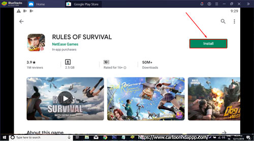 Rules Of Survival Game For PC Windows 10/8.1/8/7/XP/Vista & Mac Free 