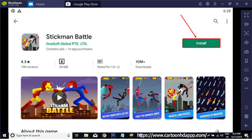 Stickman Battle For PC Windows 10/8.1/8/7/XP/Vista & Mac Free Download