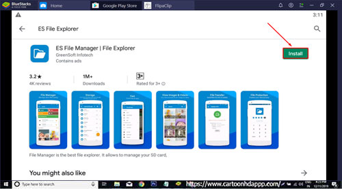 ES File Explorer For PC Windows 10