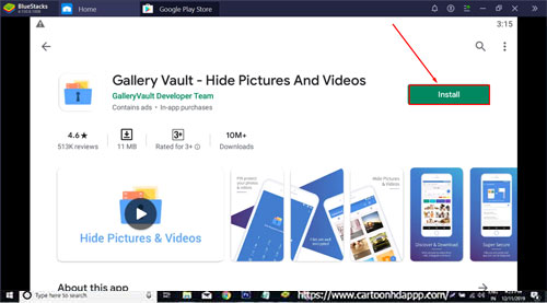 Gallery Vault for PC Windows 10/ 8/ 7/ Mac Note Book Download/ Install Free