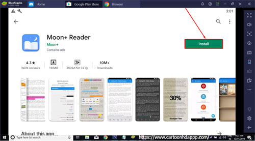Moon+ Reader for PC Windows 10/8.1/8/7/ Mac/XP/Vista  Free Download/Install