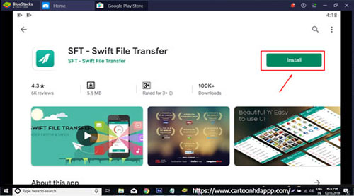 SFT Swift File Transfer for PC Windows 10/ 8.1/8/7/Mac/XP/Vista Free Install