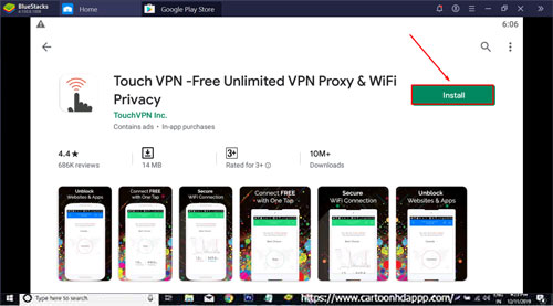 TouchVPN for PC Windows 10/8.1/8/7/Mac/XP/Vista Free Install