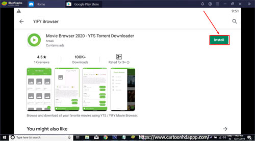 YIFY Browser for PC Windows 10/8.1/8/7 Mac/XP/Vista Free Download/ Install