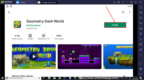 Geometry Dash World Download for PC Windows 10/8.1/8/7/Mac/XP/Vista Free Install