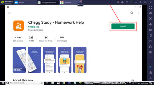 Chegg Study for Windows 10