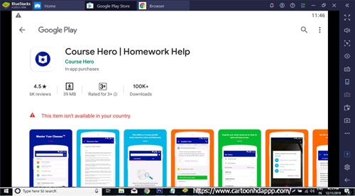 Course Hero for Windows 10