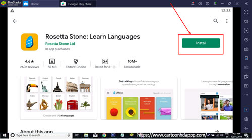 Rosetta Stone for Windows 10