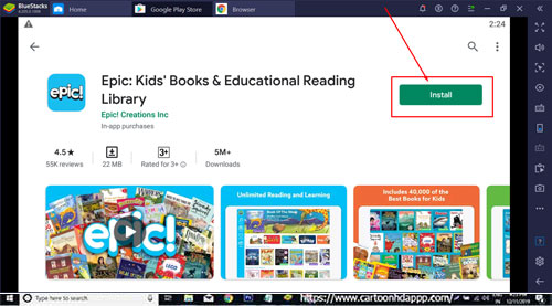 Epic Kids Books For Windows 10, Download for Free