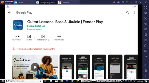Fender Play for Windows 10