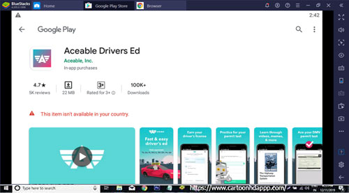 Aceable Drivers Ed for Windows 10