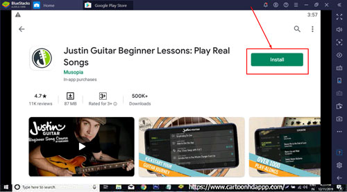 Justin Guitar Beginner Lessons for Windows 10