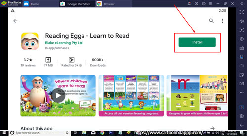 Reading Eggs for Windows 10