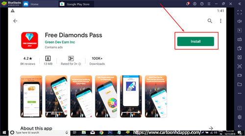 Free Diamonds Pass for Windows 10