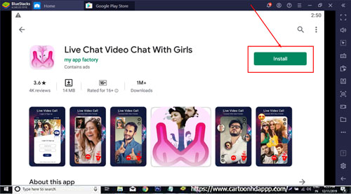 Girls Live Video Chat for Windows 10