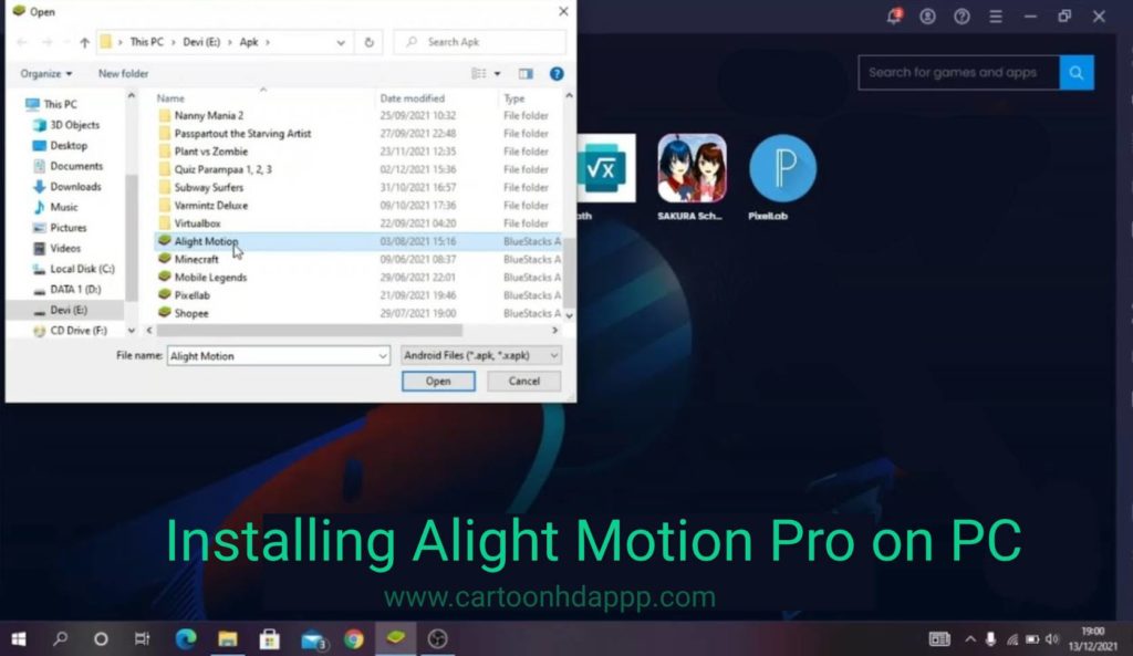 Alight Motion on PC